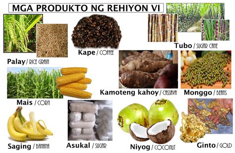 Mga Produkto sa Visayas .